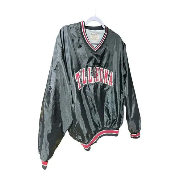 Vintage Tullahoma Tennessee Black Pullover Jacket‎ Delong Size L - Picture 4 of 7